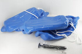 Vh274-bk Vivohome Vinyl Ribbed Marine Boat Fenders 6.5 X 24 Inch Blue Pack Of 4