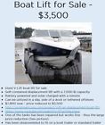 Vl7015 Sunstream Used Boat Lift