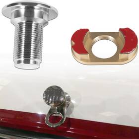 Vmvgn01215 Vmshop 3/8-inch Marine Stainless Steel Quick Release Fender Receiver Brass Nut Plate