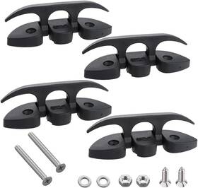 7937 Vturboway 4 Pcs 5 Inch Folding Cleat Flip-up Dock With Long Screws And Short M6