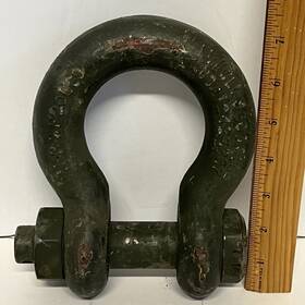 12423327 Wallace Forge 20669 Usa 1-1/8 36000 Lbs Pin With Nut Shackle Green