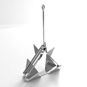 Wavesrx Nobox Wrx Ssta 7 V2 316ss 7lb Trianchor - 316 Stainless Steel Folding Anchor For Pwc