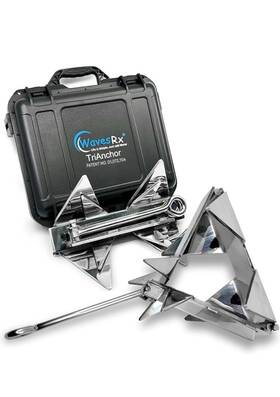 Ss316ta Wavesrx Openbox Wrx 5 V2 Inch Open Box 5lb Trianchor - 316 Stainless Steel Folding Anchor Only