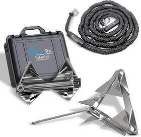 Am14 Wavesrx Wrx Bdl Ta7 Used Inch 7 Lbs Tri-anchor Bundled With Bungee 14ft-50ft