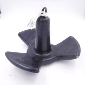 13846514 West Marine 30lb Economy River Anchor Black Ovc Coated Iron See Desc