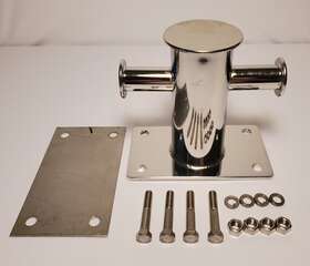 212381 West Marine Samson Post Stainless Steel With Backing Plate And Hardware