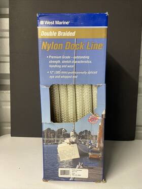 4050-24-00025 West Marine New Double Braided Dock Line