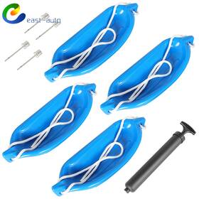 Ea999120su Wflnhb 4 Ribbed Marine 8.5 Inch X 27 Boat Fender Vinyl Bumper Dock Shield Protection Blue