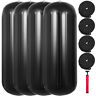 Wfrcx0051351553157601 Vevor New Ribbed Boat Fenders Black Center Hole 849505719051