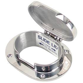 6008hc Whitecap Chain And Rope Deck Pipe 3-7/8 Inch X 2-1/2 Opening