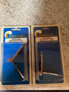 6025co Whitecap 2 Strap Hinge 316 Stainless Steel 4 Inch X 1 New