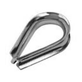 Whitecap Wci-s-4082 Marine S.s. Wire Rope Thimble - 1/4 Inch