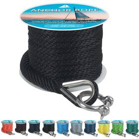 Ms-004 Wtmore Premium Anchor Rope 50 Ft X 3/8 Inch Solid Braid Mfp Line Boat Ancho