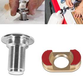 Xp1215 X-parts 3/8 Inch Marine Stainless Steel Quick Release Fender Receiver Boat Lock Kit