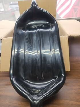 Yyh21418-108 Xgeek 4 Black Boat Fenders Ideal For Pontoon Boats 5.5 Inch