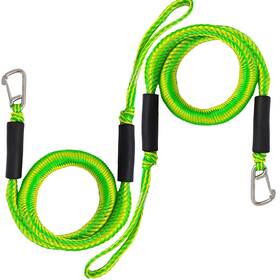 Docklineshook-green-2packs Xuanniao Bungee Dock Lines With Hook 4 Feet Shock Cords Docking Rope Mo
