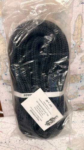 Yale Cordage 83-604040203061 #83-604040203061 Black Dockline Brd 5/8 Inch X 30ft
