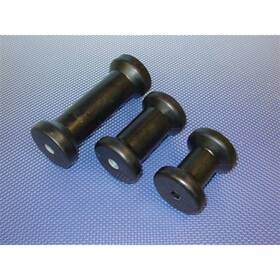 4163-4p Yates Rubber Spool Roller 1/2 Inch Bore 4 X 3
