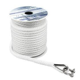 Pa38w Young Marine Premium Solid Braid Mfp Anchor Line Braided Rope/line 3/8 Inch 100ft With