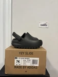 Adidas Yeezy Slide Infants Baby Size 7K Dark Onyx Black ID5106 New Box. Fixed Price $59.99.