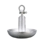 Seachoice Mushroom Anchor, Cast Iron, Aluminum-painted Silver, 15 Lbs., Boats Up. Fixed Price $62.29.
