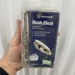 Attwood Marine Flush Counter-sunk Pull Up 4-1/2" Stainless Boat Cleat 66510-7. Fixed Price $38.99.