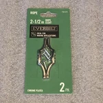 Everbilt 2-1/2 In. Hardware Marine Sport Chrome Plated Rope Cleat (2-PACK) 43424. Fixed Price $10.00.