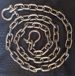 Stainless Steel 316 Anchor Chain 8MM 5/16" By 15' Long With Quality Shackles. Fixed Price $134.99.