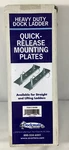 Heavy Duty Dock Ladder Quick Release Mounting Plates #954390 Brand New. Fixed Price $53.10.