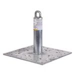 Guardian 00645 Steel Post Anchor 12IN 5000LB Osha Ansi Roof Safety Mount. Fixed Price $141.44.