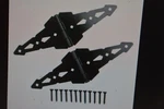 Everbilt 306867 Decorative Strap Hinges 8" Black Heavy Duty 223116 Pack. Fixed Price $17.89.