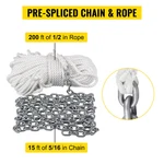 Anchor Rode And Chain, 15' X 5/16" Boat Ships. Fixed Price $86.03.