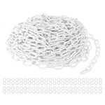 Plastic Chain Links 100 Foot Safety Barrier White. Fixed Price $39.61.