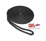 Seachoice Double Braid Dock Line 50-40421 5/8" Width X 35' Length Black. Fixed Price $65.95.