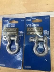 2X Everbilt 5/16 In. Galvanized Anchor Shackle 1500 Lbs. Fixed Price $19.50.
