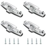 4PCS Chrome T-hook Tie Down Rope Kit Anchor Point Boat Truck Trailer Set Pair .. Fixed Price $19.99.