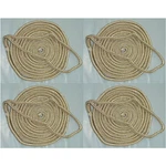 4 Pack Of 5/8 X 30 Ft Gold & White Double Braid Nylon Mooring And Docking Lines. Fixed Price $217.03.