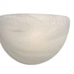 Galaxy Lighting 250102WH Marbleized Glass Wall Sconce. Fixed Price $39.00.
