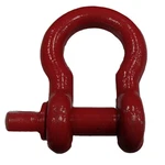 One (X1) Shackle 3/4" Galvanized, Red D-ring W/ Pin For Marine Anchor Bow. Fixed Price $18.99.