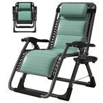 Zero Gravity Adjustable Folding Lawn Outdoor Patio Lounge Chair+holder. Fixed Price $69.00.