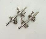 2000 Chaparral Marine 6 Inch Stainless Steel Cleats + Hardware. Fixed Price $15.95.