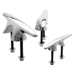Attwood 10-1/2" X 2-3/16" Stainless Steel Open Base Whitley Cleat. Fixed Price $118.53.