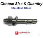 Concrete Wedge Anchor Stainless Steel Grade 304 (choose Size & Quantity). Fixed Price $312.54.