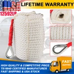 3/4" 200FT 12592LB Twisted Three Strand Nylon Anchor Rope Boat With Thimble Us. Fixed Price $79.59.