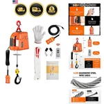 Electric Hoist Winch 2200 Lbs 3-IN-1 Remote Control Garage Crane Lift. Fixed Price $268.68.