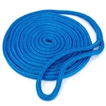 Blue Double Braided 3/8" 15' Ft Boat Marine Dock Line Ropes (quantity X1). Fixed Price $9.99.