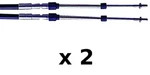 2 Pack 13 Ft Xtreme Control Cables Fits Honda Suzuki Tohatsu Yamaha Nissan. Fixed Price $148.39.