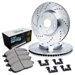 WGTH1-74053 R1 Concepts 2-WHEEL Set Brake Disc And Pad Kits Front For Vw Cc Eos. Fixed Price $221.18.