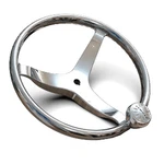 Lewmar Spoke 13.5" Steering Wheel W/power-grip Knob 89700820 Boat Marine. Fixed Price $180.41.