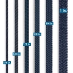 Premium Double Braid Nylon Rope Marine Anchor Line Dock Mooring Fender All Sizes. Fixed Price $209.99.